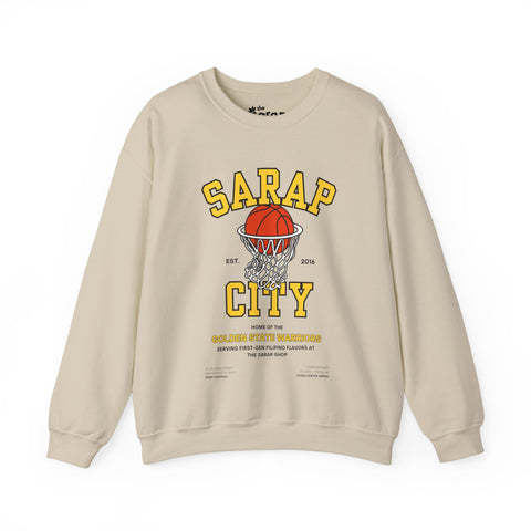 Sarap City 001 Classic Sand — Adult Crewneck Sweatshirt